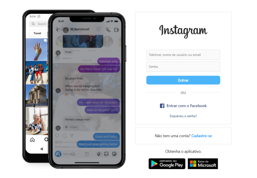 Como Entrar no Instagram pelo Google